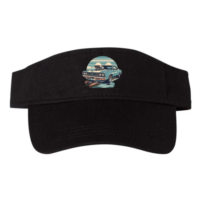 Muscle Car (Classic Vintage Retro Design) Valucap Bio-Washed Visor