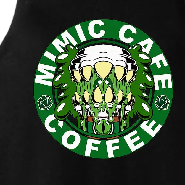 Mimic Cafe Coffee Ladies Tri-Blend Wicking Tank