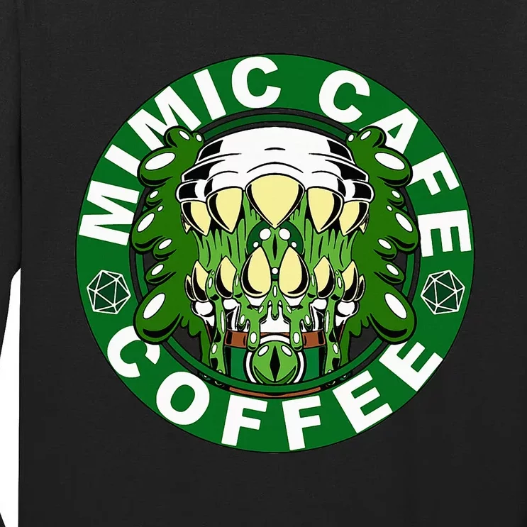 Mimic Cafe Coffee Tall Long Sleeve T-Shirt