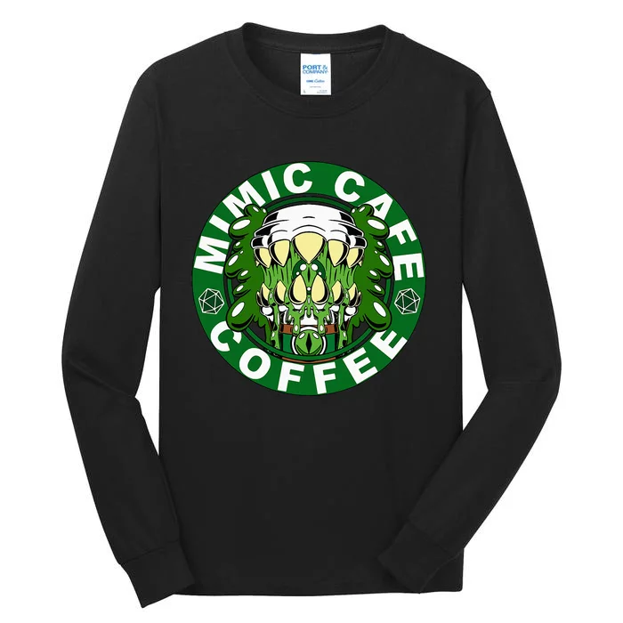 Mimic Cafe Coffee Tall Long Sleeve T-Shirt