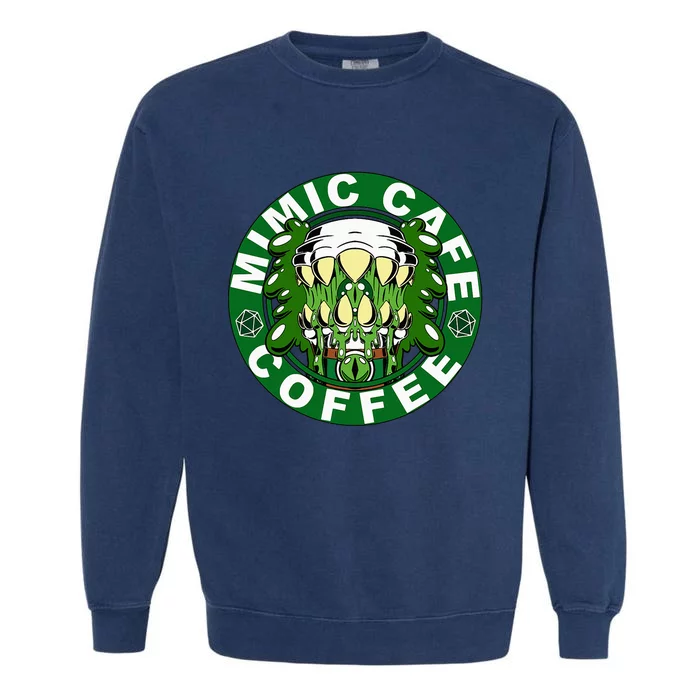 Mimic Cafe Coffee Garment-Dyed Sweatshirt