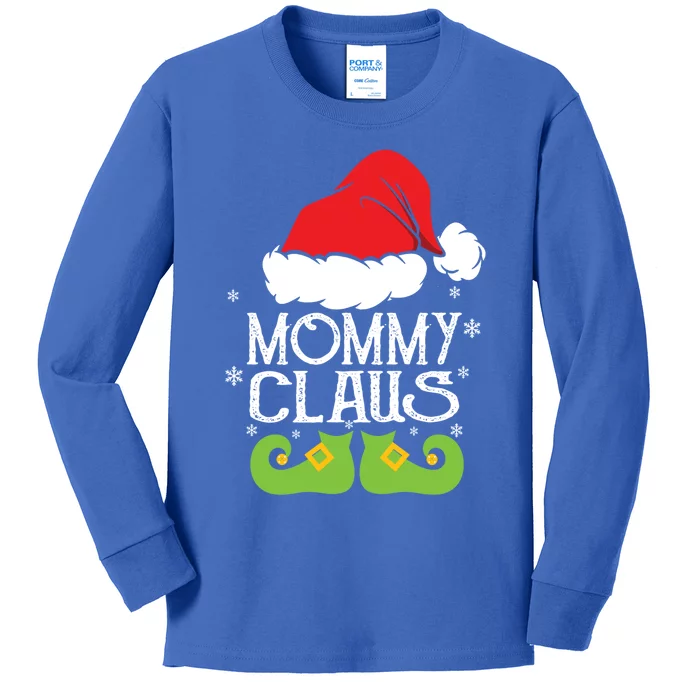 Mommy Claus Christmas Santa Family Matching Pajamas Xmas Great Gift Kids Long Sleeve Shirt