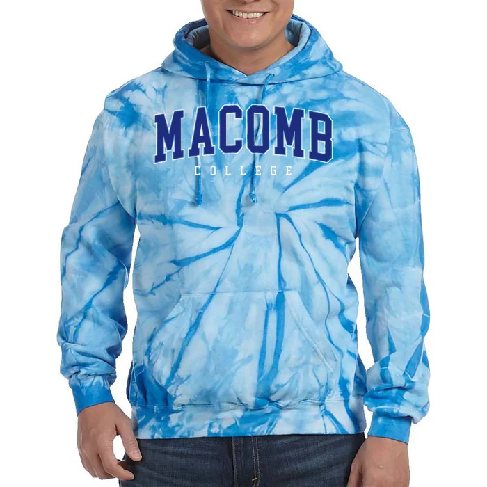 Macomb Community College Tie Dye Hoodie