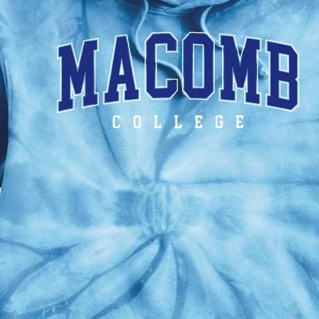 Macomb Community College Tie Dye Hoodie