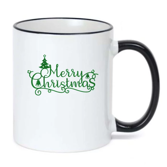 Merry Christmas Cute Gift Black Color Changing Mug