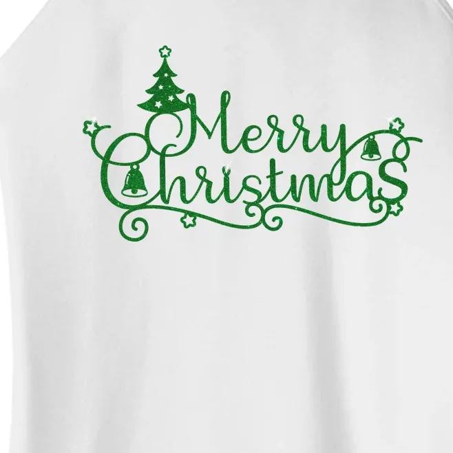 Merry Christmas Cute Gift Women’s Perfect Tri Rocker Tank