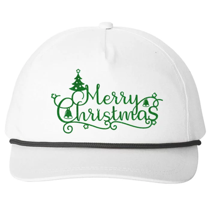 Merry Christmas Cute Gift Snapback Five-Panel Rope Hat