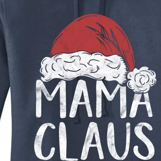 Mama Claus Christmas Costume Gift Santa Matching Family Xmas Gift Women's Pullover Hoodie