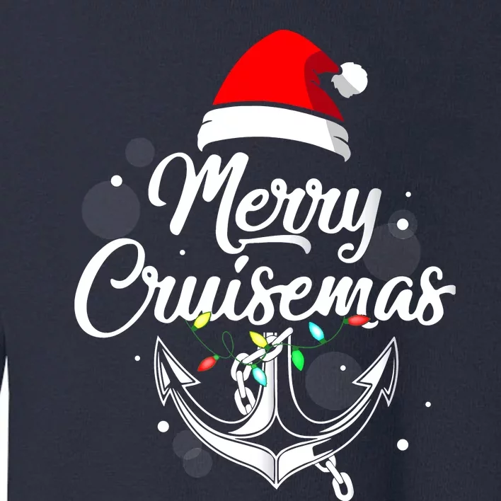 Merry Cruisemas Christmas Cruise Toddler Sweatshirt