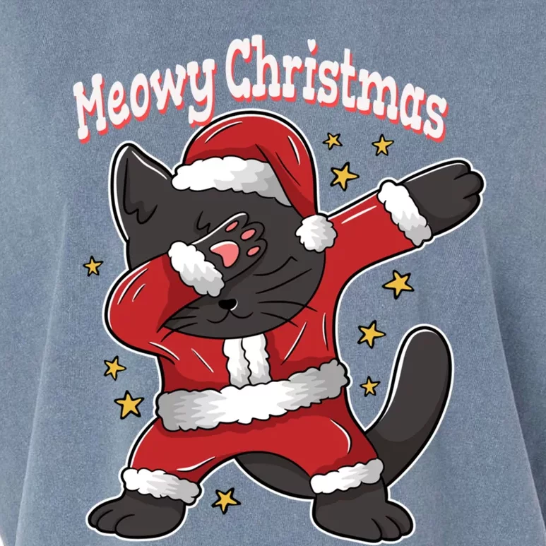 Meowy Christmas Cute Cat Ugly Sweater/ Great Gift Garment-Dyed Women's Muscle Tee