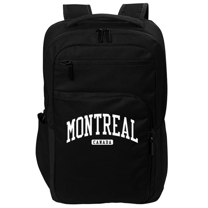 Montreal Canada College University Style Impact Tech Backpack