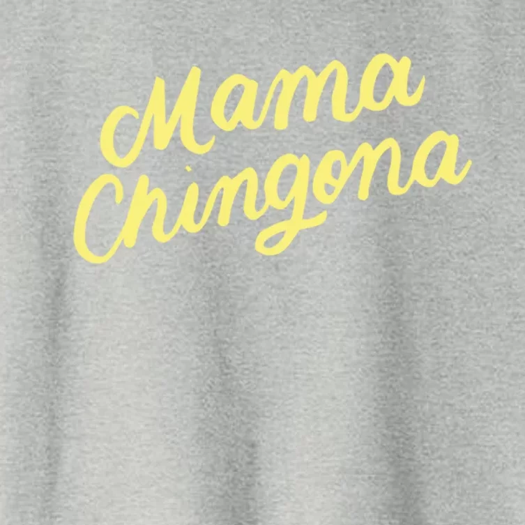 Mama Chingona Chicana Mom Mexican American Chicano Feminista Cute Gift Women's Crop Top Tee