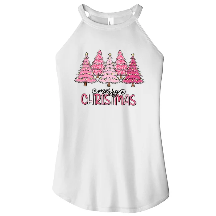 Merry Christmas Christmas Tree Christmas Costume Women’s Perfect Tri Rocker Tank