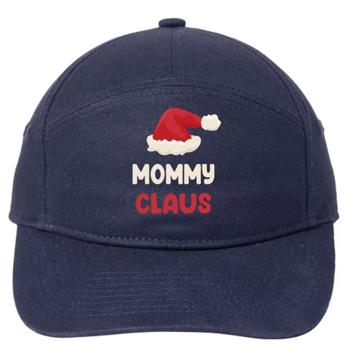 Mommy Claus Costume Gift Funny Chritsmas Pajamas Family Cute Gift 7-Panel Snapback Hat