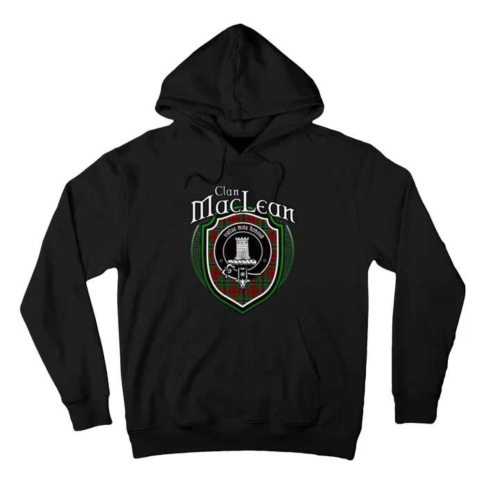 Maclean Clan Crest Scottish Clan Maclean Family Crest Badge Hoodie