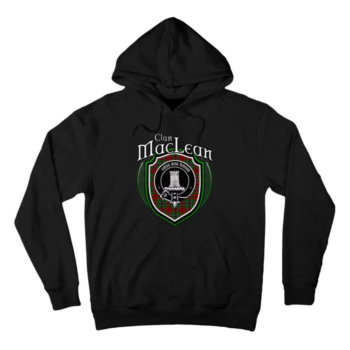 Maclean Clan Crest Scottish Clan Maclean Family Crest Badge Tall Hoodie