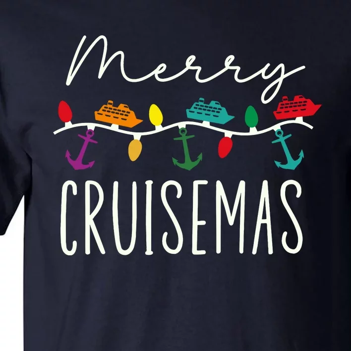 Merry Cruisemas Cruise Christmas Xmas Pajamas Holiday Funny Tall T-Shirt