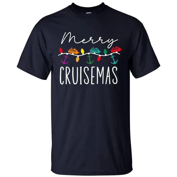 Merry Cruisemas Cruise Christmas Xmas Pajamas Holiday Funny Tall T-Shirt