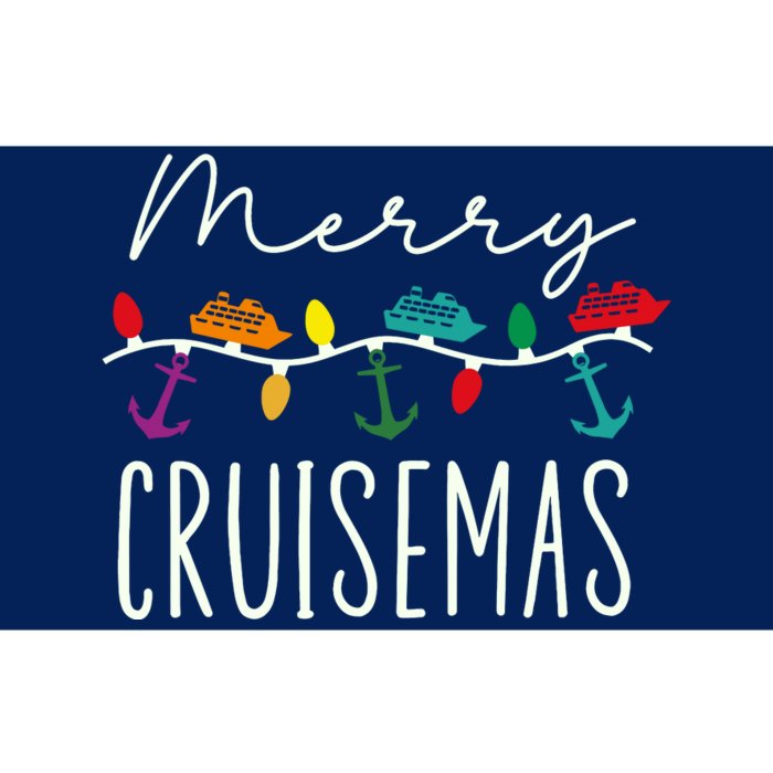 Merry Cruisemas Cruise Christmas Xmas Pajamas Holiday Funny Bumper Sticker