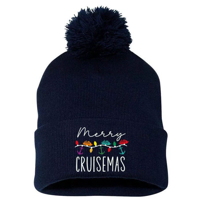 Merry Cruisemas Cruise Christmas Xmas Pajamas Holiday Funny Pom Pom 12in Knit Beanie