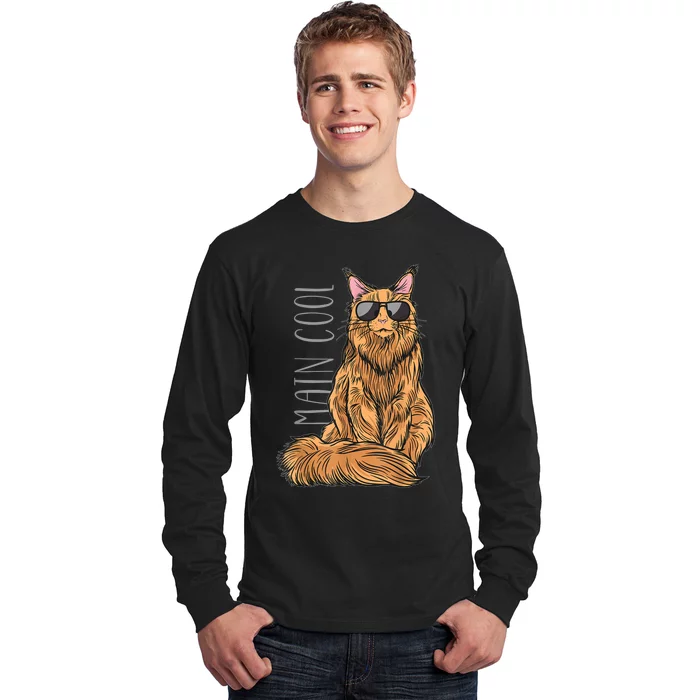 Maine Coon Cat Main Cool Long Sleeve Shirt