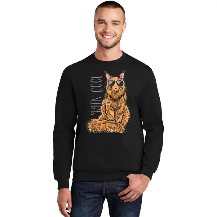 Maine Coon Cat Main Cool Sweatshirt