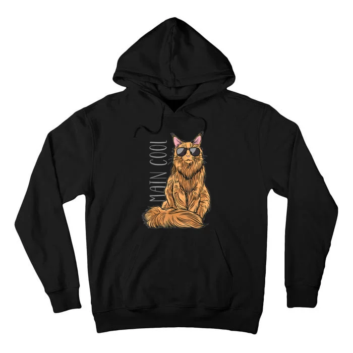 Maine Coon Cat Main Cool Tall Hoodie