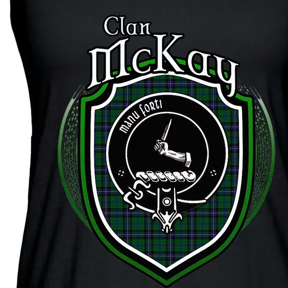 Mckay Clan Crest Scottish Clan Mckay Family Crest Badge Ladies Essential Flowy Tank