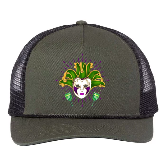 Masquerade Celebration Carnival Costume Mardi Gras Gift Retro Rope Trucker Hat Cap