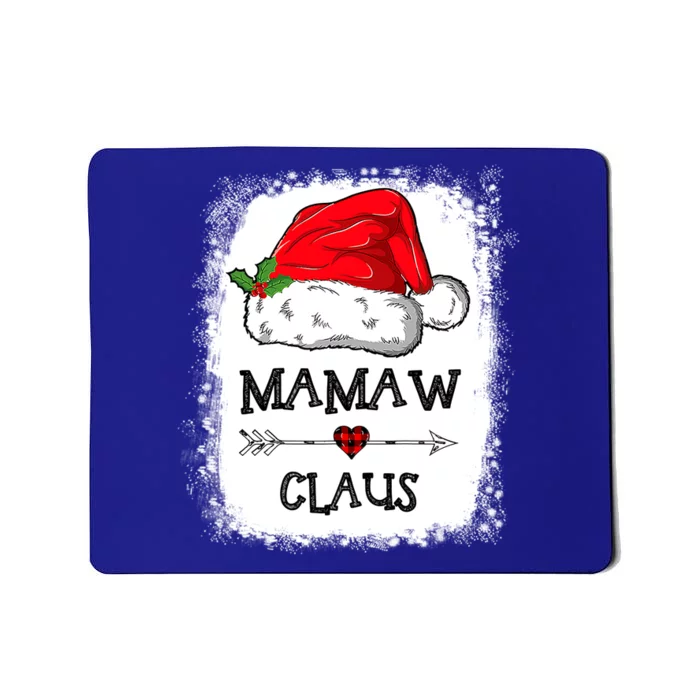 Mamaw Claus Christmas Light Pajama Family Matching Xmas Gift Mousepad