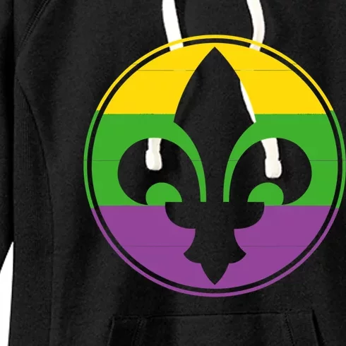 Masquerade Costume Carnival Celebration Parade Mardi Gras Gift Women's Fleece Hoodie