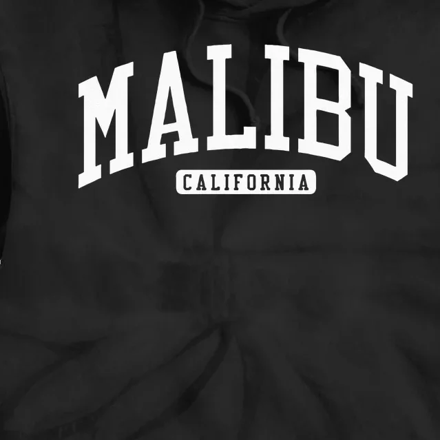 Malibu California CA College Tie Dye Hoodie