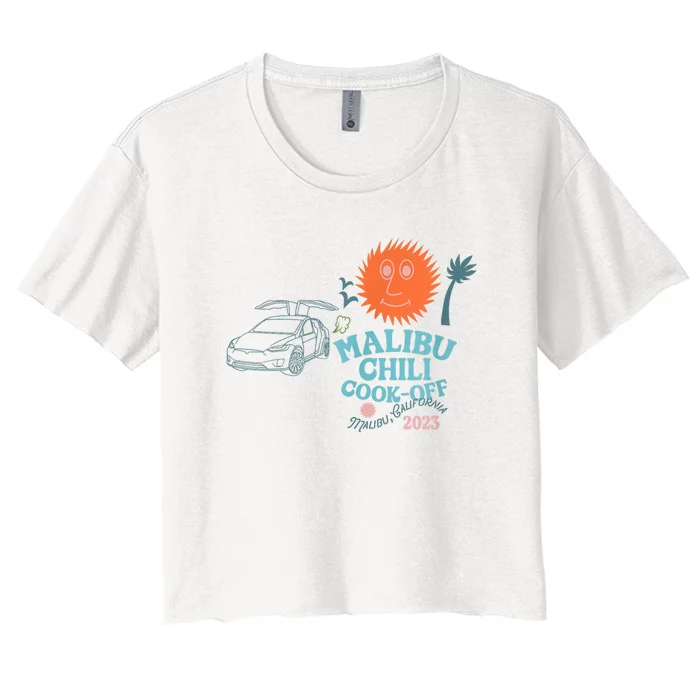 Malibu Chili Cookoff Women's Crop Top Tee