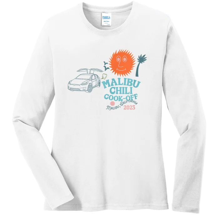 Malibu Chili Cookoff Ladies Long Sleeve Shirt