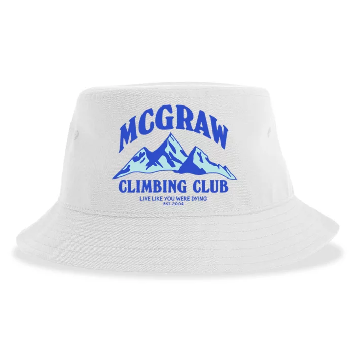 Mcgraw Climbing Club Funny Sustainable Bucket Hat