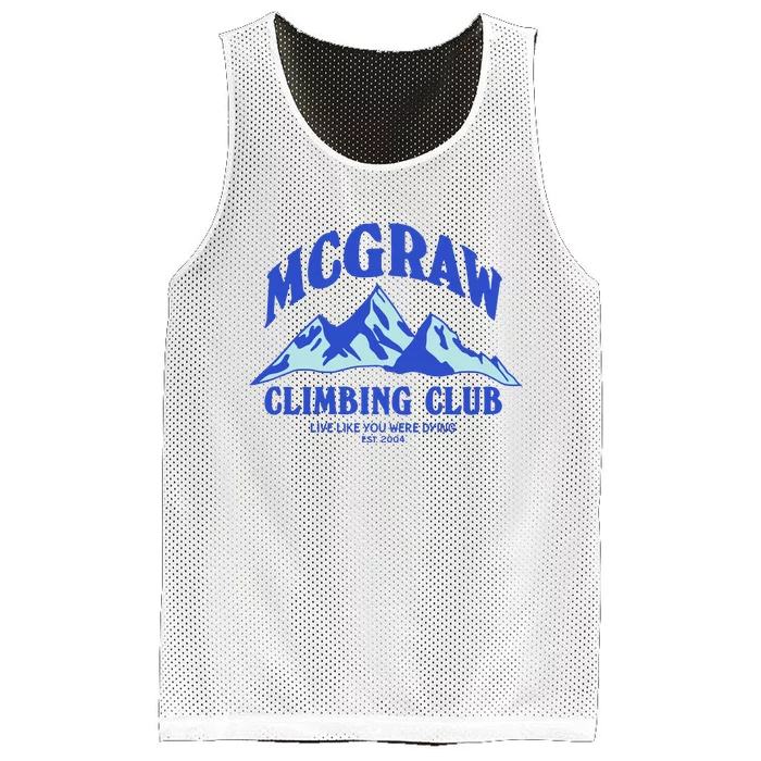 Mcgraw Climbing Club Funny Mesh Reversible Basketball Jersey Tank