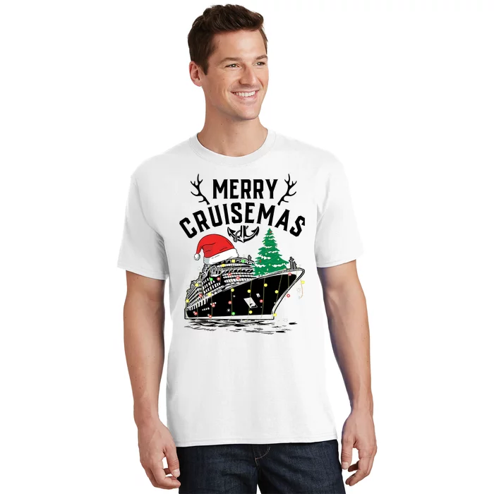 Merry Cruisemas Christmas Family Cruise Ship Funny T-Shirt