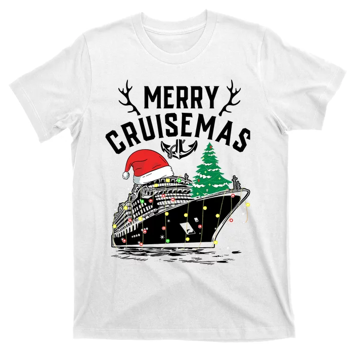 Merry Cruisemas Christmas Family Cruise Ship Funny T-Shirt