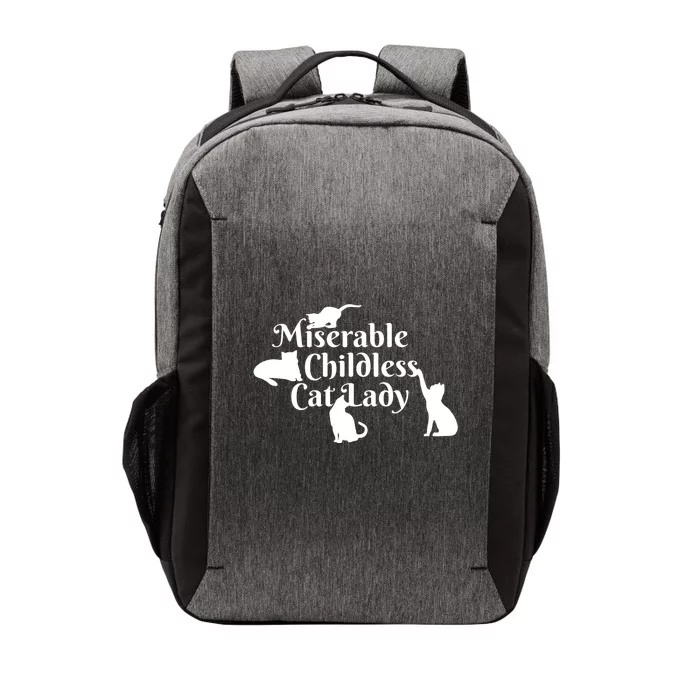 Miserable Childless Cat Lady Vector Backpack