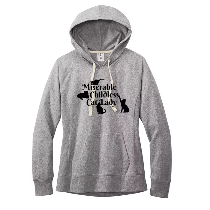 Miserable Childless Cat Lady Women's Fleece Hoodie