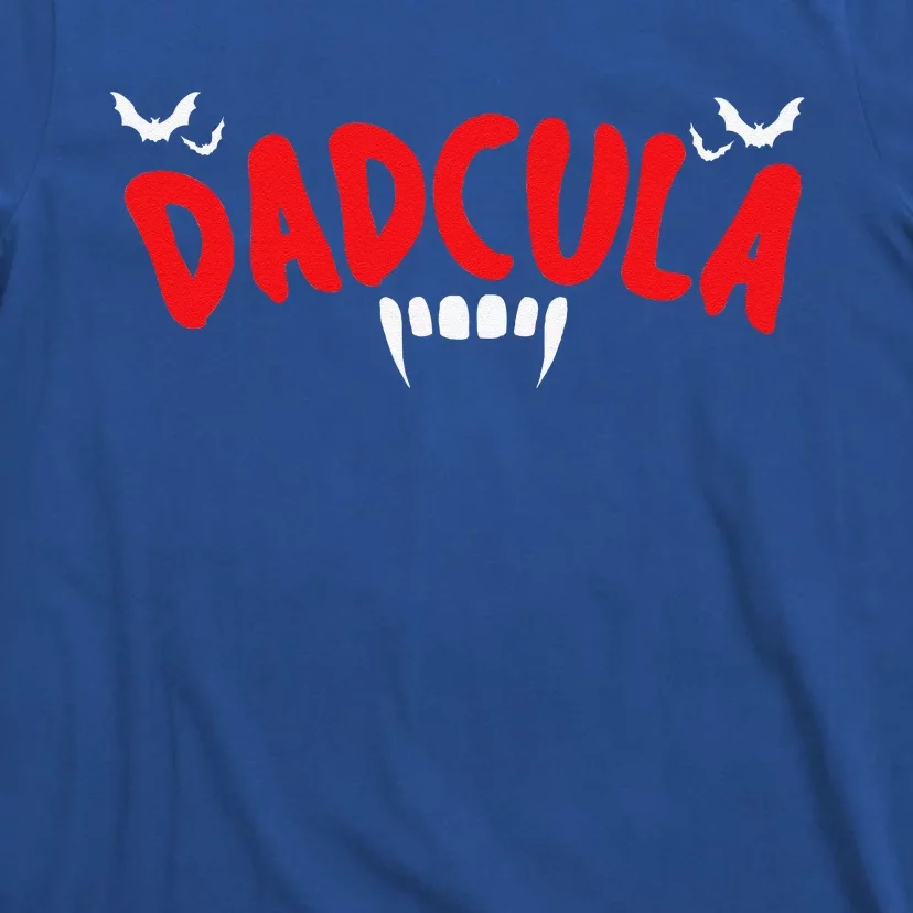 Matching Couple Costume Dad Dadcula Halloween T-Shirt