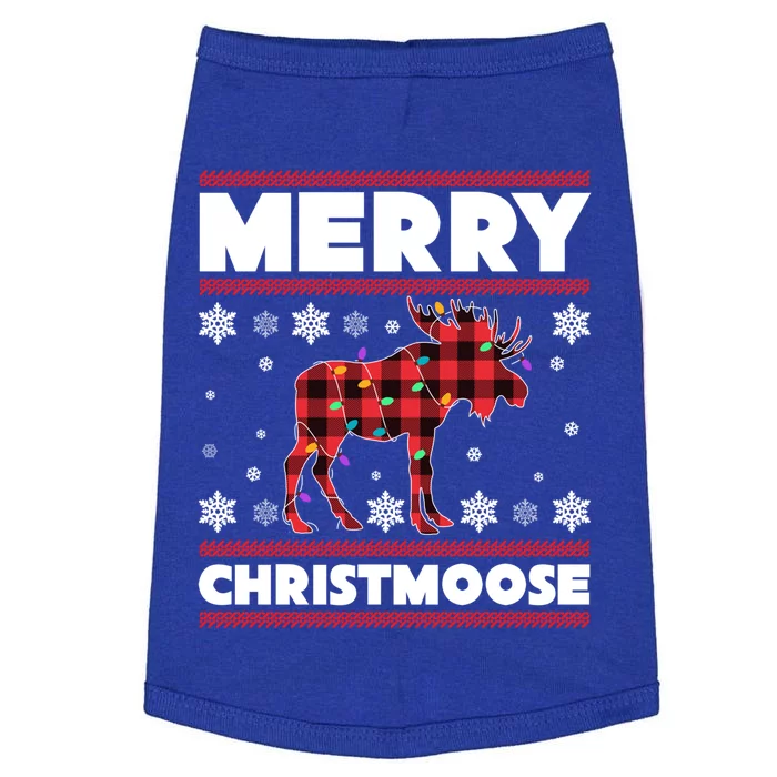 Merry Christmoose Christmas Moose Lover Xmas Holiday Gift Doggie Tank