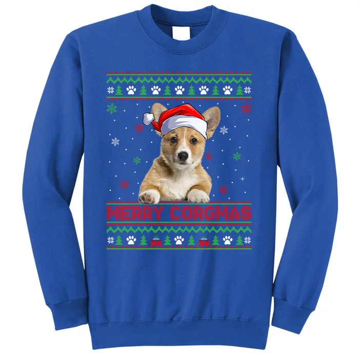 Merry Corgmas Corgi Dog Ugly Xmas Santa Corgi Christmas Gift Sweatshirt