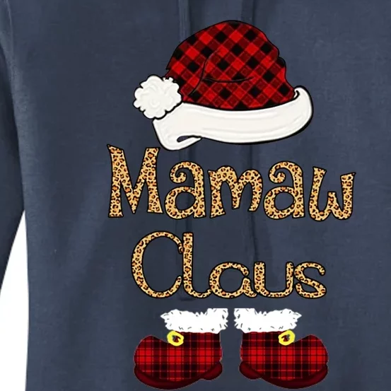 Mamaw Claus Christmas Mamaw Santa Cool Gift Women's Pullover Hoodie