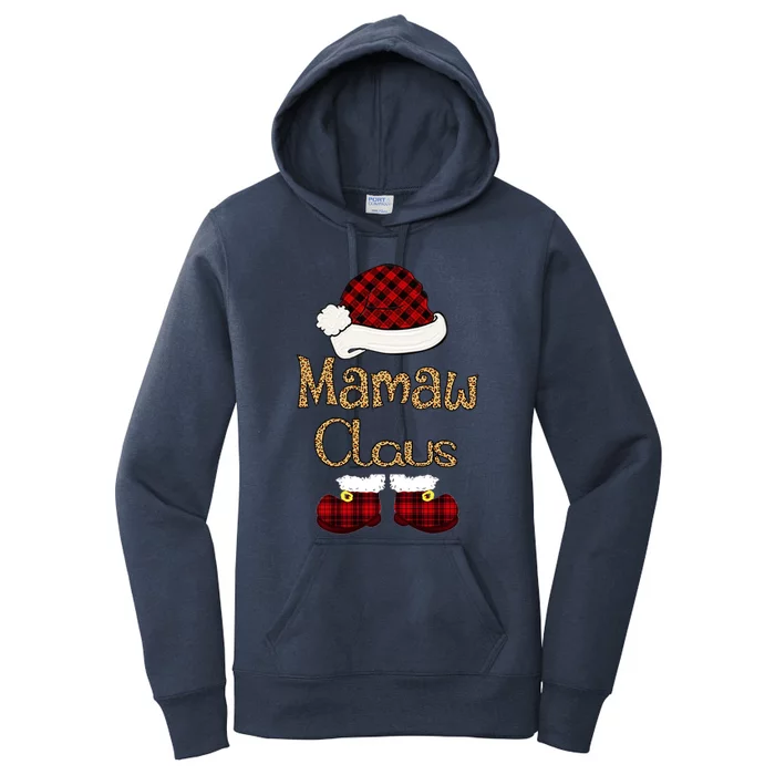 Mamaw Claus Christmas Mamaw Santa Cool Gift Women's Pullover Hoodie