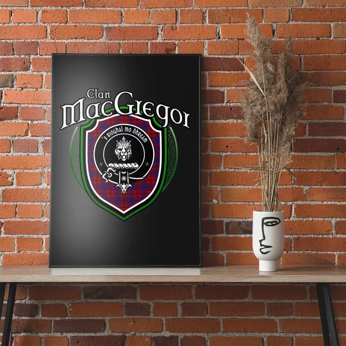 Macgregor Clan Crest Scottish Clan Macgregor Family Badge Poster