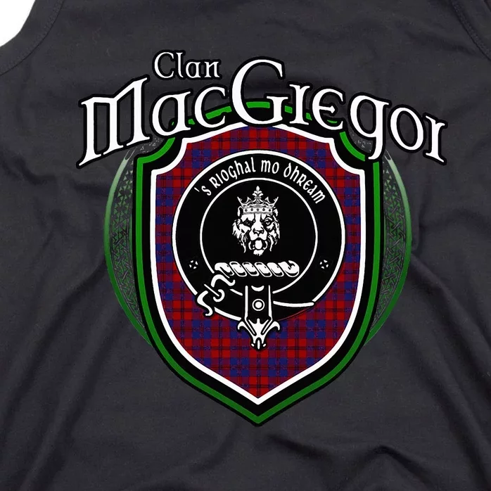 Macgregor Clan Crest Scottish Clan Macgregor Family Badge Tank Top