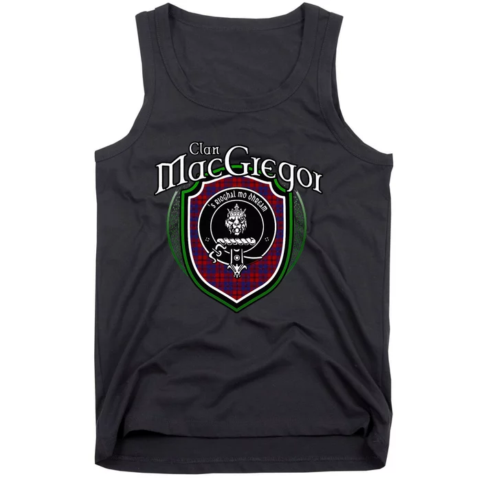 Macgregor Clan Crest Scottish Clan Macgregor Family Badge Tank Top