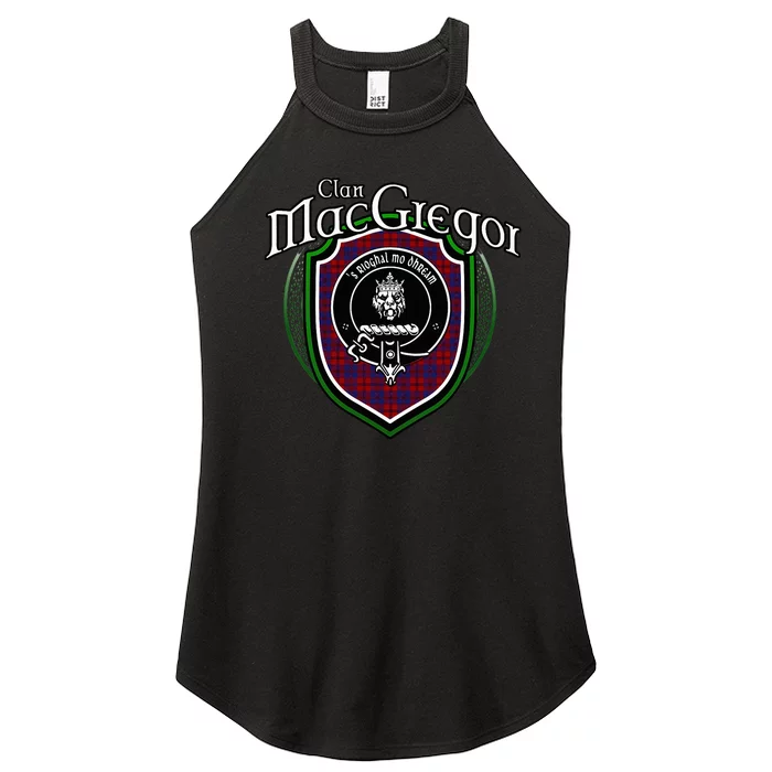 Macgregor Clan Crest Scottish Clan Macgregor Family Badge Women’s Perfect Tri Rocker Tank