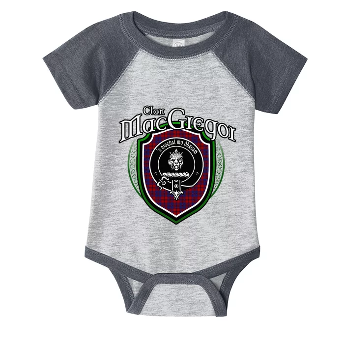 Macgregor Clan Crest Scottish Clan Macgregor Family Badge Infant Baby Jersey Bodysuit